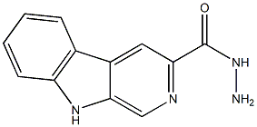 9H-PYRIDO[3,4-B]INDOLE-3-CARBOXYLIC ACID HYDRAZIDE 구조식 이미지