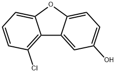 9-chloro-2-hydroxydibenzofuran 구조식 이미지