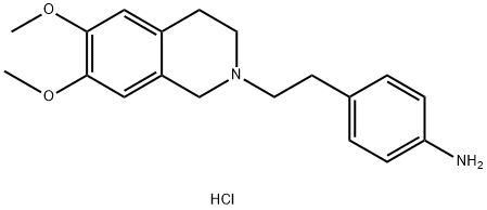 4-(2-(6,7-dimethoxy-3,4-dihydroisoquinolin-2(1H)-yl)ethyl)aniline Structure