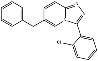 6-Benzyl-3-(2-chlorophenyl)-[1,2,4]triazolo[4,3-a]pyridine Structure