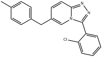 3-(2-Chlorophenyl)-6-(4-methylbenzyl)-[1,2,4]triazolo[4,3-a]pyridine Structure