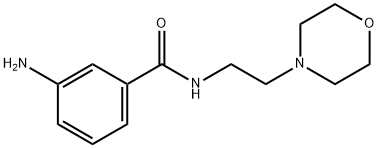 3-amino-N-[2-(4-morpholinyl)ethyl]benzamide Structure