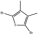 2,5-Dibromo-3,4-dimethylthiophene 구조식 이미지