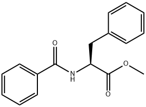 methyl 2-benzoylamino-3-phenylpropyionate Structure