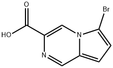 6-Bromo-pyrrolo[1,2-a]pyrazine-3-carboxylic acid Structure