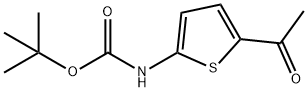 tert-butyl 5-acetylthiophen-2-ylcarbamate 구조식 이미지