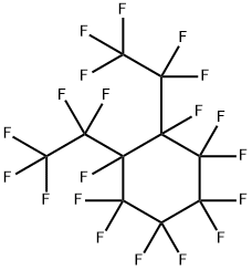 Perfluoro(1,2-diethylcyclohexane) 구조식 이미지