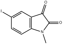 5-iodo-1-methylindoline-2,3-dione 구조식 이미지