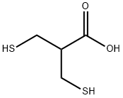 Propionic acid, 3-mercapto-2-(mercaptomethyl)- Structure