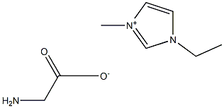 1-에틸-3-메틸이미다졸륨아미노아세테이트 구조식 이미지
