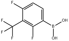 2,4-difluoro-3-(trifluoromethyl)phenylboronic acid Structure