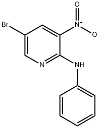 5-bromo-3-nitro-N-phenylpyridin-2-amine Structure