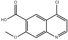 4-chloro-7-methoxyquinoline-6-carboxylic acid 구조식 이미지