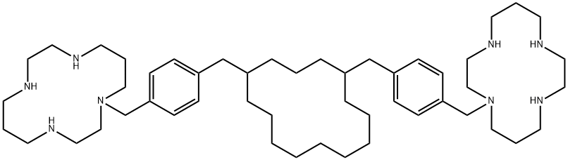771464-86-9 1,11-bis(4-((1,4,8,11-tetraazacyclotetradecan-1-yl)methyl)benzyl)-1,4,8,11-tetraazacyclotetradecane
