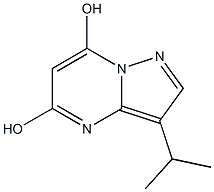 3-isopropylpyrazolo[1,5-a]pyrimidine-5,7-diol Structure