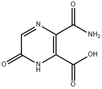 3-CARBAMOYL-6-HYDROXYPYRAZINE-2-CARBOXYLIC ACID Structure