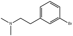 3-bromo-N,N-dimethylbenzeneethanamine Structure