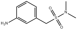 3-amino-N,N-dimethylbenzenemethanesulfonamide Structure