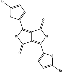 Pyrrolo[3,4-c]pyrrole-1,4-dione, 3,6-bis(5-bromo-2-thienyl)-2,5-dihydro-
 Structure