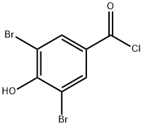 3,5-dibromo-4-hydroxyBenzoyl chloride Structure