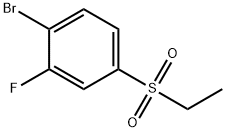 1-bromo-4-(ethylsulfonyl)-2-fluorobenzene Structure