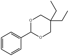 5,5-DIETHYL-2-PHENYL-1,3-DIOXANE 구조식 이미지