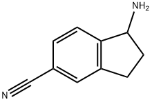 1-amino-2,3-dihydro-1H-indene-5-carbonitrile 구조식 이미지