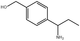 (4-(1-aminopropyl)phenyl)methanol Structure