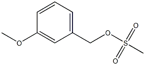 Benzenemethanol, 3-methoxy-, 1-methansulfonate Structure