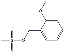 Benzenemethanol, 2-methoxy-, 1-methansulfonate Structure
