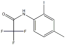 2,2,2-Trifluoro-N-(2-iodo-4-methylphenyl)acetamide 구조식 이미지