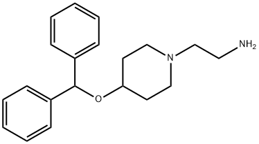 2-(4-(BENZHYDRYLOXY)PIPERIDIN-1-YL)ETHANAMINE(WXG00952) Structure