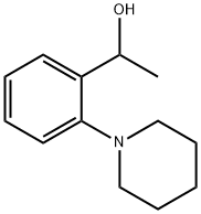 1-[2-(1-Piperidyl)phenyl]ethanol Structure