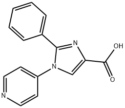 2-Phenyl-1-(pyridin-4-yl)-1H-imidazole-4-carboxylic acid Structure