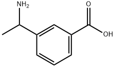 3-(1-AMINO-ETHYL)-BENZOIC ACID 구조식 이미지