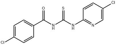 4-chloro-N-[(5-chloropyridin-2-yl)carbamothioyl]benzamide Structure