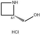 (S)-2-Azetidinemethanol HCl 구조식 이미지