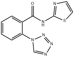 2-(1H-tetrazol-1-yl)-N-(1,3-thiazol-2-yl)benzamide Structure
