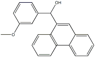 (3-Methoxyphenyl)(phenanthren-9-yl)methanol Structure