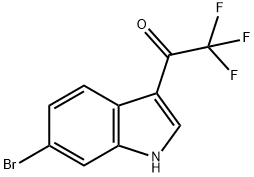 1-(6-bromo-1H-indol-3-yl)-2,2,2-trifluoroethanone Structure