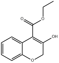 Ethyl 3-hydroxy-2H-chromene-4-carboxylate Structure