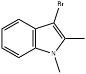 3-bromo-1,2-dimethyl-1H-indole 구조식 이미지