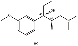 (2S,3R)-1-(dimethylamino)-3-(3-methoxyphenyl)-2-methylpentan-3-ol (hydrochloride) Structure