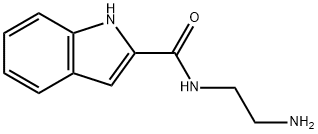 N-(2-aminoethyl)-1H-indole-2-carboxamide 구조식 이미지