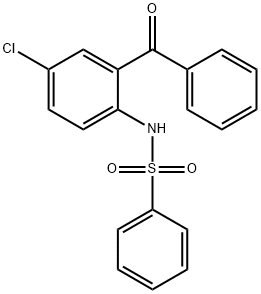 N-[4-chloro-2-(phenylcarbonyl)phenyl]benzenesulfonamide Structure