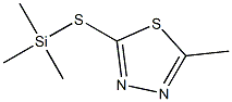 1,3,4-Thiadiazole, 2-methyl-5-[(trimethylsilyl)thio]- 구조식 이미지