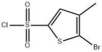 5-bromo-4-methyl-2-Thiophenesulfonyl chloride Structure