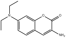 3-amino-7-(diethylamino)-2H-chromen-2-one 구조식 이미지