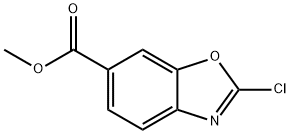 메틸2-클로로벤조[d]옥사졸-6-카르복실레이트 구조식 이미지