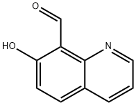 7-hydroxyquinoline-8-carbaldehyde 구조식 이미지